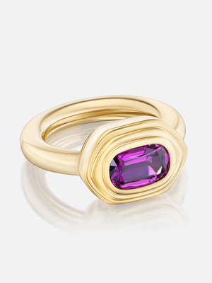 Cairo Ring Grape Garnet Size 6 MCM