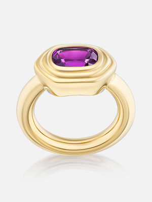 Cairo Ring Grape Garnet Size 6 MCM