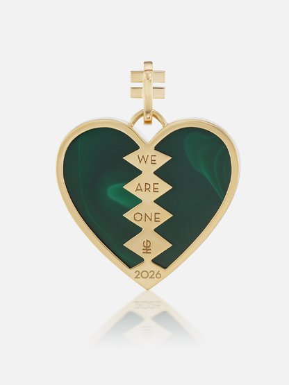 Malachitherz zugunsten von World Central Kitchen