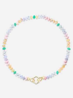 18" Open Bail Pastel Bead Foundation Necklace