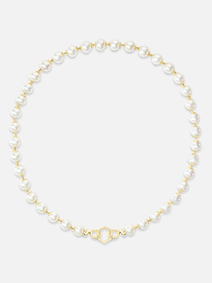 26" Star Cap Pearl Foundation Necklace