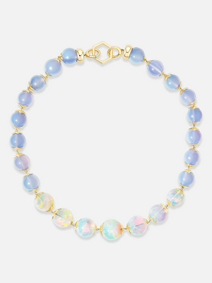 Star Cap Opal & Chalcedony Foundation Necklace