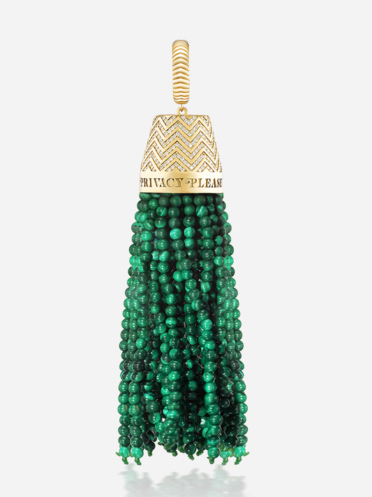"Privacy Please" Keychain Tassel