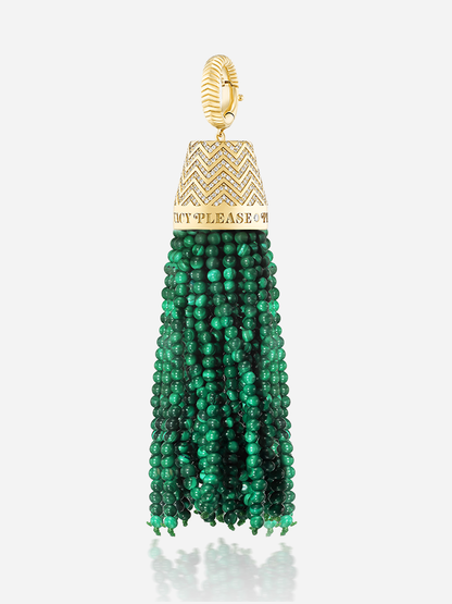 "Privacy Please" Keychain Tassel