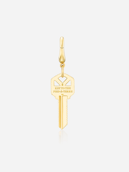 "Key to the Pied-à-terre" Mini Charm Pendant