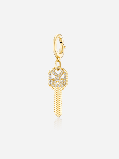 "Key to the Pied-à-terre" Mini Charm Pendant