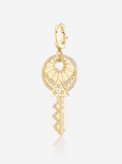 "Key to the Universe" Charm Pendant