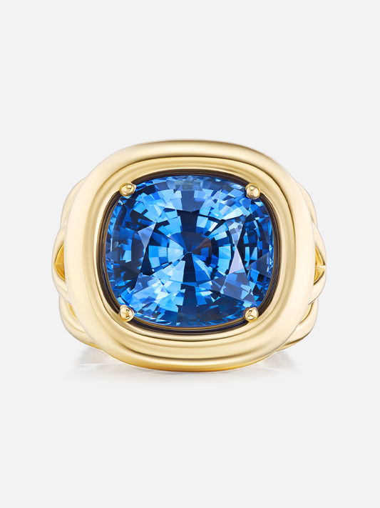 Giza Ring, Blue Sapphire 15.17ct