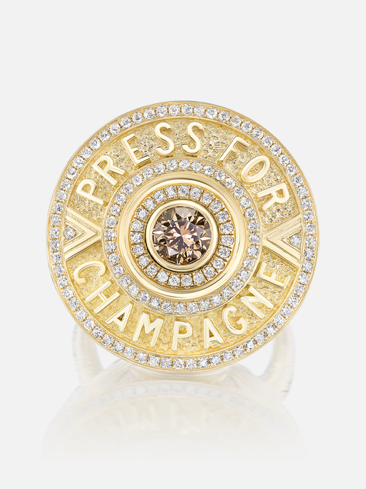 Harwell Godfrey x Ashley Longshore Press for Champagne Ring