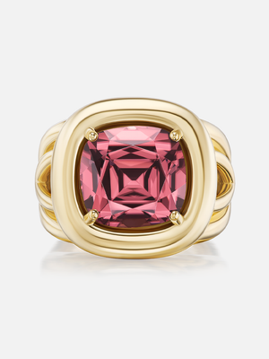 Giza Ring Brown Zircon 13.89ct Size 6 MCM