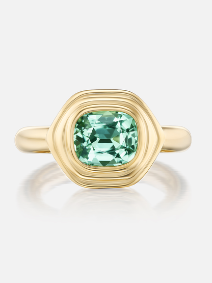 Cairo Ring, Mint Green Tourmaline
