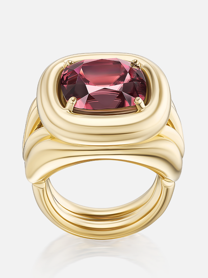 Giza Ring, Brown Zircon 13.89ct