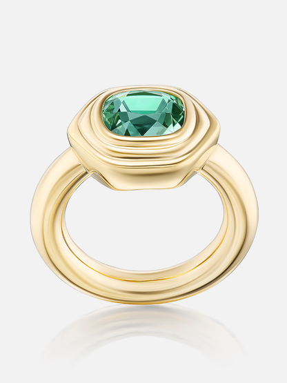 Cairo Ring, Mint Green Tourmaline