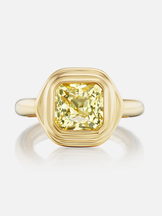 Cairo Ring, Yellow Sapphire