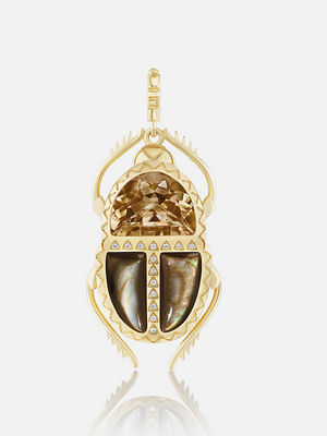 Major Scarab Pendant Smokey RTS