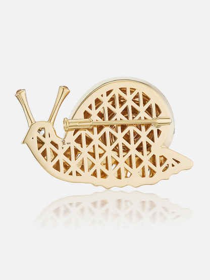 Snail Brooch