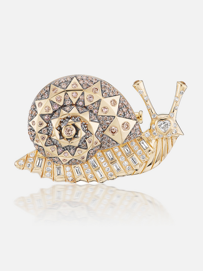 Snail Brooch