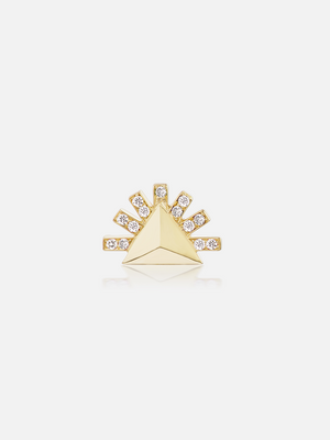 Sunburst Ohrstecker Diamant RTS