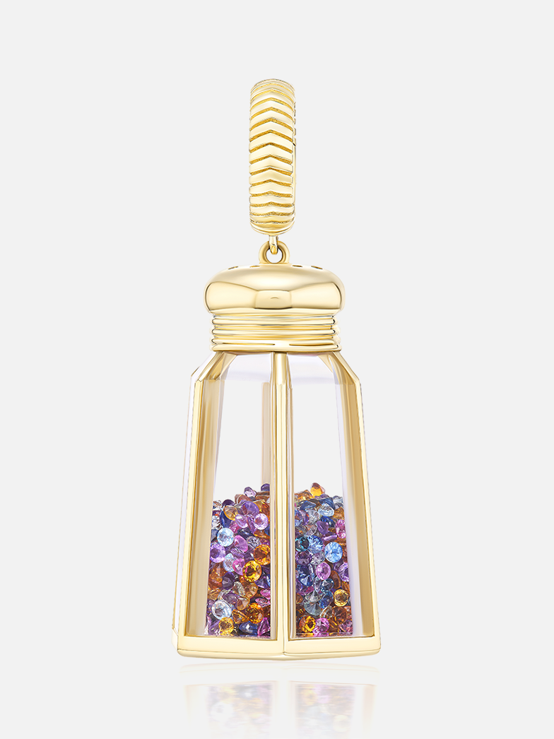 Major Lucky Salt Shaker Charm Pendant