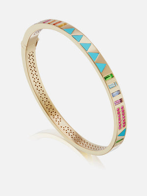 Juju Bangle, Triangle Inlay