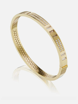 Juju Bangle - Dot Dash Smokey Topaz Size 17 MCM