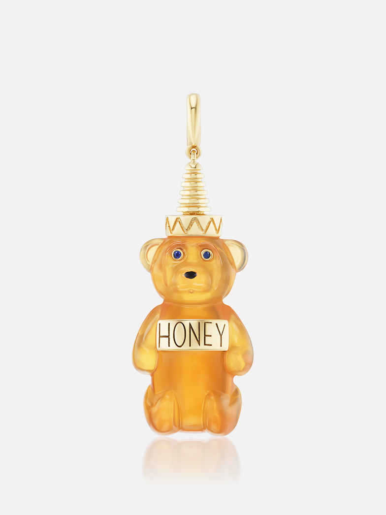 Honey Bear Pendant RTS