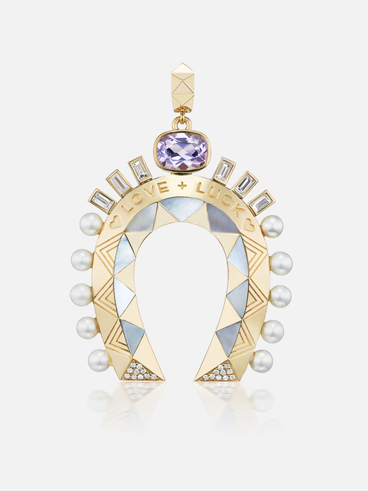 Major Love + Luck Horseshoe Pendant