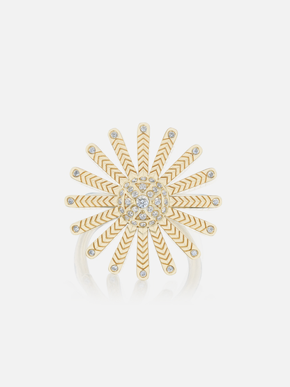 Mini-Sonnenblumen-Ring 