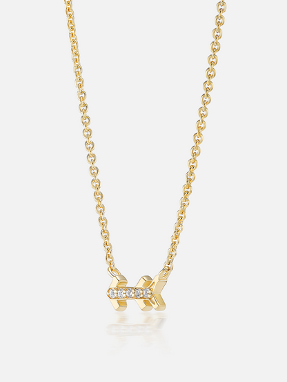 16-18" Tiny Arrow Pendant Necklace