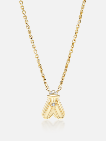 16-18" Tiny Fly Pendant Necklace