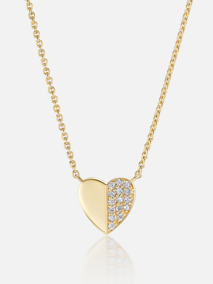 16-18" Tiny Heart Pendant Necklace