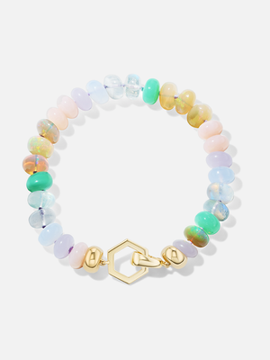 7" Pastel Bead Foundation Bracelet