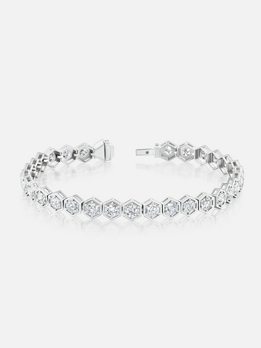 Art Deco Diamond Bracelet in Platinum #505200 – Beladora