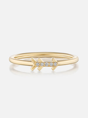 Tiny Arrow Ring Size 6 MCM