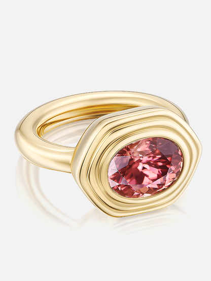 Cairo Ring, Brown Zircon
