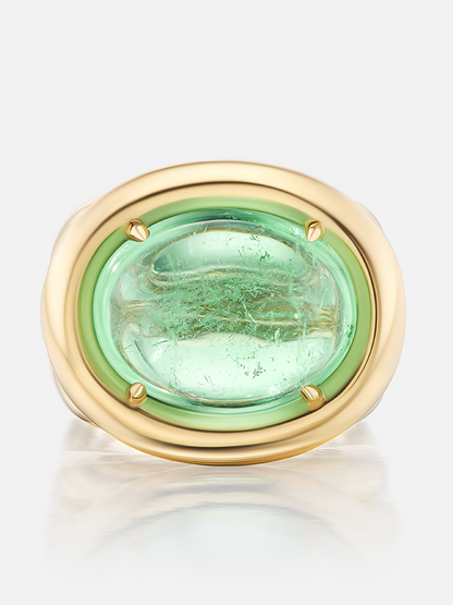Giza Ring, Mint Tourmaline