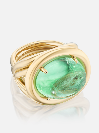 Giza Ring, Mint Tourmaline