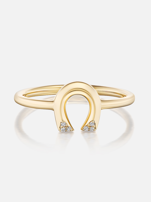 Tiny Horseshoe Stacking Ring