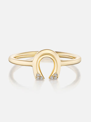 Tiny Horseshoe Ring Size 6 MCM