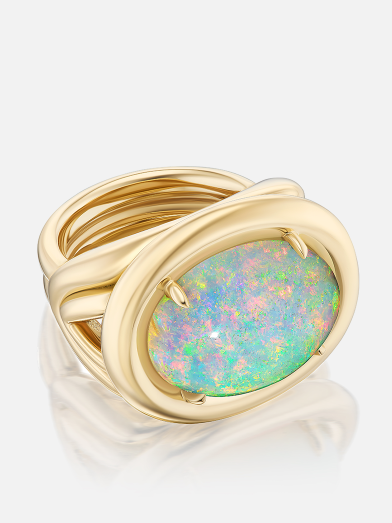 Giza Cocktail Ring Opal