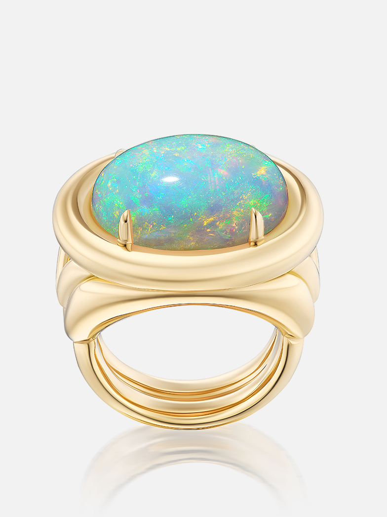 Giza Cocktail Ring Opal