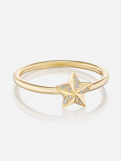 Tiny Star Stacking Ring