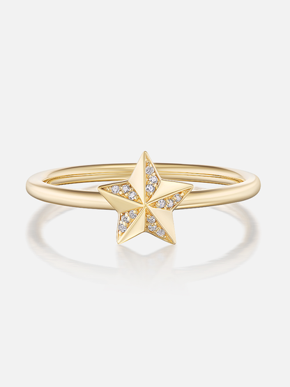 Tiny Star Stacking Ring