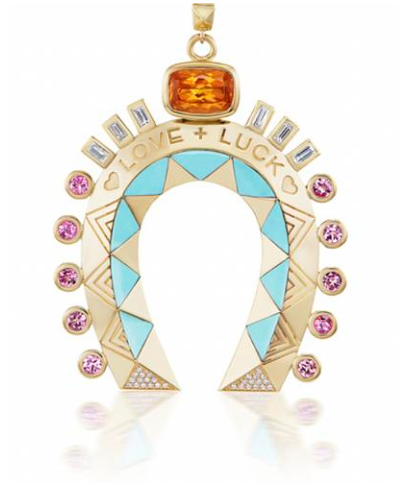 Major Love + Luck Horseshoe Pendant