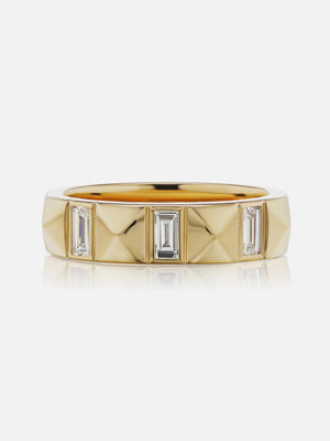 Diamond Pyramid Baguette Band Size 6 MCM