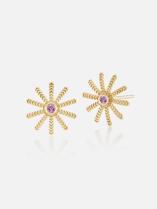 Tiny Sunflower Studs