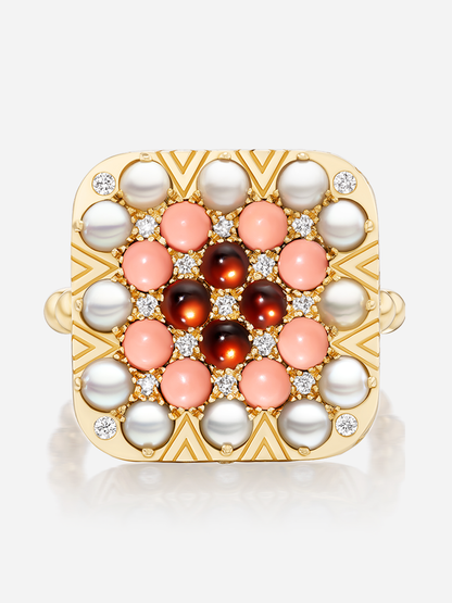 Granny Squares "Agnes" Ring