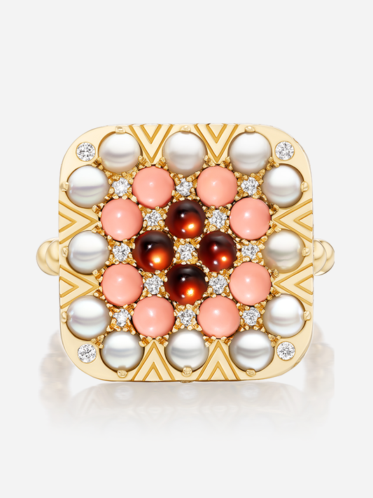 Granny Squares "Agnes" Ring