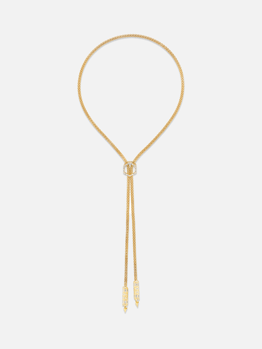 Lasso Chain Bolo Necklace