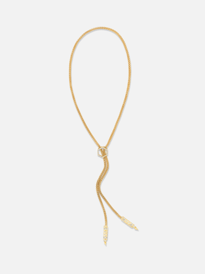 Lasso Chain Bolo Necklace